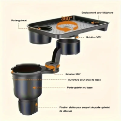 Extension pour support de porte-gobelet de voiture